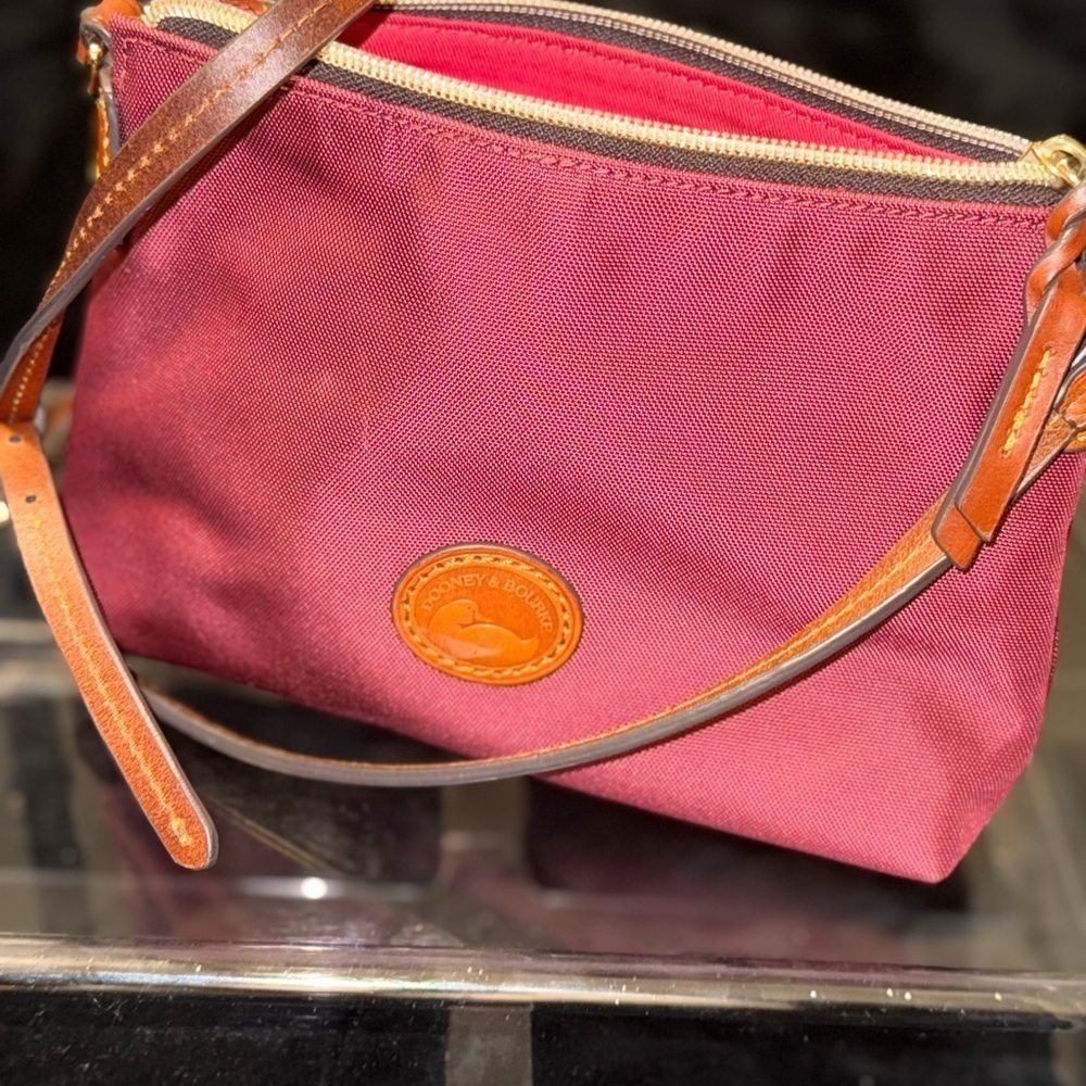 Dooney & Bourke Maroon Crossbody Bag - Picture 14 of 16